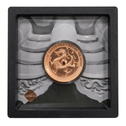 Alternative view of 2025 Samoa – 25 cents , Azure Dragon Chinese Eaves Tiles Proof Coin Pack