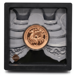 Alternative view of 2025 Samoa – 25 cents , Vermilion Bird Chinese Eaves Tiles Proof Coin Pack