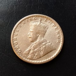 Alternative view of Geroge V Half Ruppes Date 1922 Silver Half Ruppes Weight 5.8g