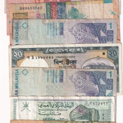 10 Different Counties World Bank Note Set (10 Pcs Lott)#Sku-41