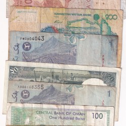 Alternative view of 10 Different Counties World Bank Note Set (10 Pcs Lott)#Sku-41