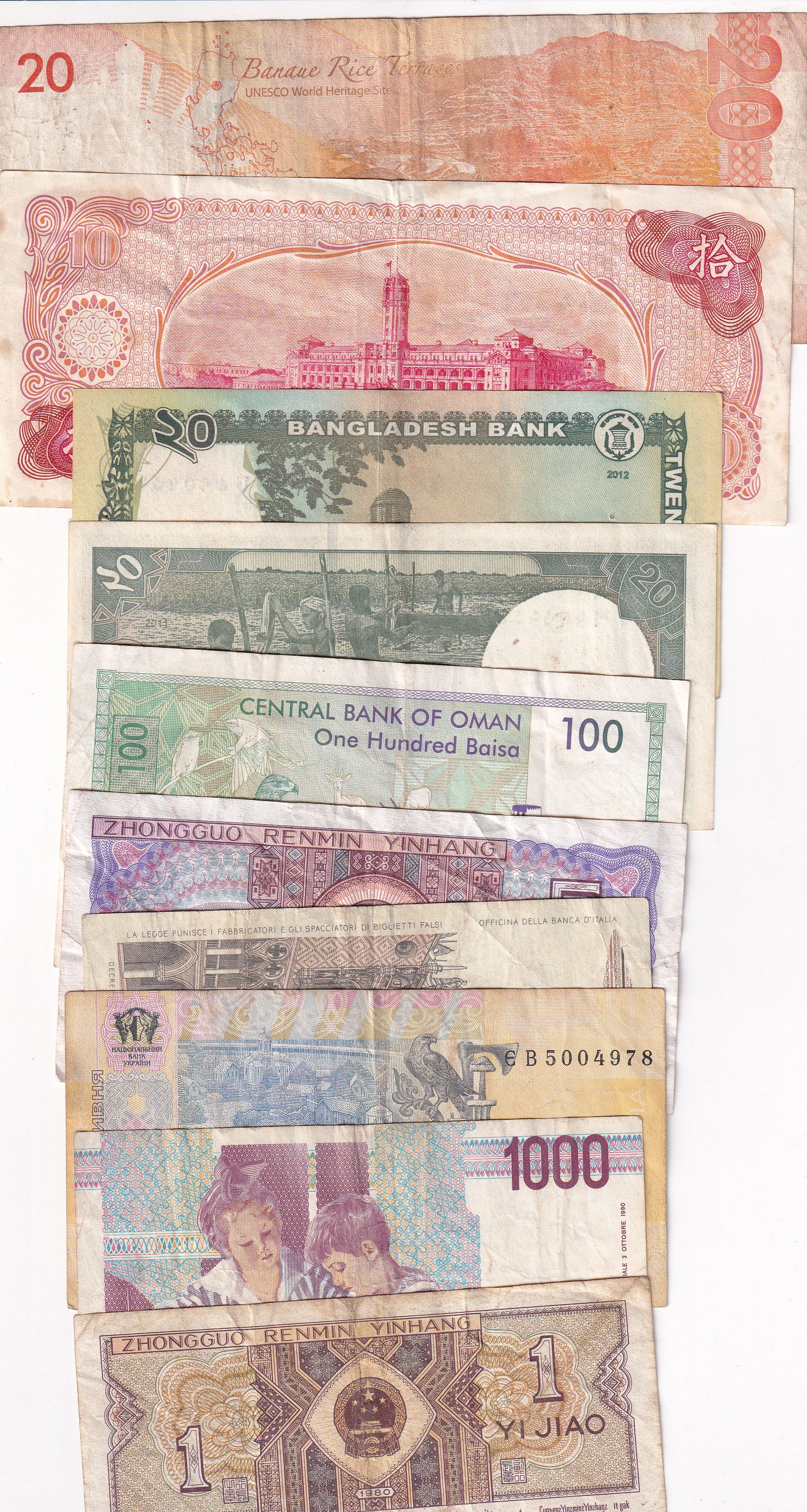 10 Different Counties World Bank Note Set (10 Pcs Lott)#Sku-43 - Image 2