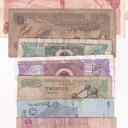 Alternative view of 10 Different Counties World Bank Note Set (10 Pcs Lott)#Sku-46