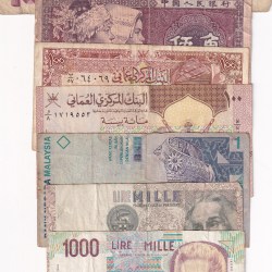 10 Different Counties World Bank Note Set (10 Pcs Lott)#Sku-48
