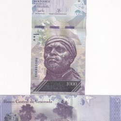 Venezuela 1000 Bolivares Rare GEM UNC Note