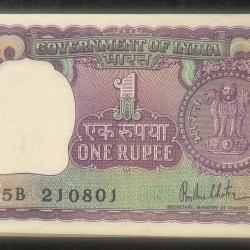 210801 BIRTHDAY NUMBER PACKET ONE RUPEES 1980 GOVERNOR R.N.MALHOTRA RARE SERIAL PACKET