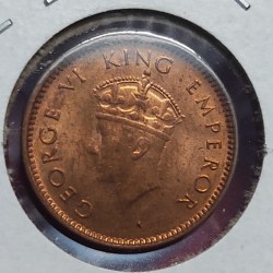 Alternative view of 1/12 ANNA BRITISH INDIA 1939 BOMBAY HIGHEST QUALITY BRILLIANT UNC CONDITION