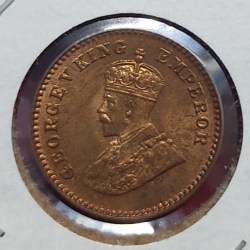 Alternative view of 1/12 ANNA BRITISH INDIA 1925 CALCUTTA BRILLIANT UNC CONDITION