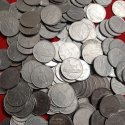 50 Paise Bharat India Scare Coin 1997 Year Hyderabad Mint 50 Pcs Given Republic of India