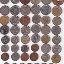 Alternative view of 50 Different (World Coin) Rare Coin Set #Z-201