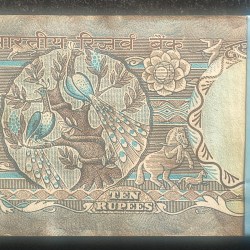 Alternative view of 10 RUPEES GOVERNOR R.N.MALHOTRA RARE SERIAL PACKET ( FIRST NOTE MISSING)