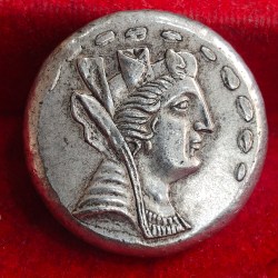 Alternative view of Indogreek Old Token Heavy (Weight 36 gram) Rare Lowest Price Token #Z-210