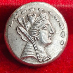 Alternative view of Indogreek Old Token Heavy (Weight 37 gram) Rare Lowest Price Token #Z-217