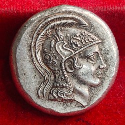 Alternative view of Indogreek Old Token Heavy (Weight 33 gram) Rare Lowest Price Token #Z-219