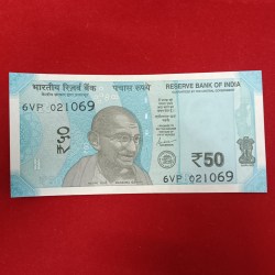 50 Rs Rare Note Mahatma Gandhi Birthday Aniversary Note 2 October 1869 Gem Unc Condition Sku 08