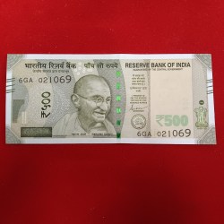 500 Rs Fancy Number Note Mahatma Gandhi Birthday Aniversary Note 2 October 1869 Gem Bunc Condition sku 08