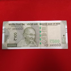 500 Rs Rare Fancy Number Note 333333 Gem Bunc Condition Sku 08