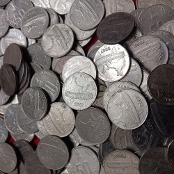 50 Paise India Scare Coin 2007 Year Noida Mint 100 Pcs Given Republic of India