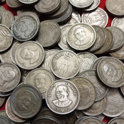 Five Rs Scare Coin K . Kamaraj 1903-1975 50 Pcs Given Hyderabad Mint Republic of India