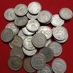 Five Rs Scare Coin Copper Nickel 2004 Year Calcutta Mint 32 Pcs Given Republic of India