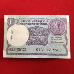 One Rs Rare Small Coin Full Bundle Finance Minister S Venkatraman 1989 Year 433501