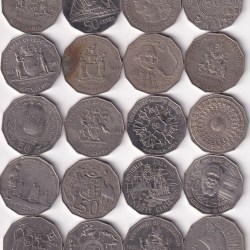 28 Different Australia Commemorative Half Dollar Rare Big Size Coin #AA-3