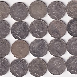 Alternative view of 20 Different Australia Commemorative Half Dollar Rare Big Size Coin #AA-5