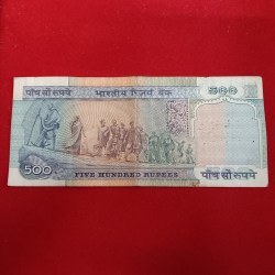 Alternative view of 500 Rs Rare Dandi Issue Note Governor S.Venketraman Reserve Bank of India 528024 Sku 24