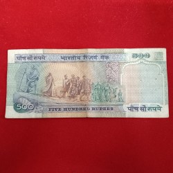 Alternative view of 500 Rs Rare Dandi Issue Note Governor C Rangarajan Reserve Bank of India 451519 Sku 24