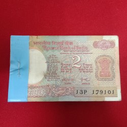 Extremely Rare Bundle Two Rs Satalite Issue Governor Amitabh Ghosh Unc Condition 179101