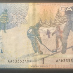 Alternative view of Canada 5 Dollars upgraded security Rare Note #B2