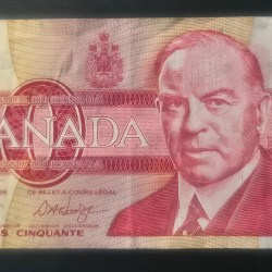 Canada 50 Dollars Rare Note #B2