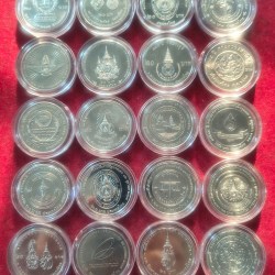 Alternative view of 20 Different Thailand (Bhatt) Commemorative Coin With Capsule #AA-8