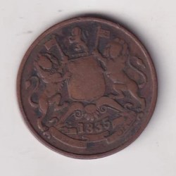India - British ½ Anna 1835 Rare Coin