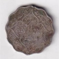 British India 1 Anna 1908 (Edward VII) Rare Coin