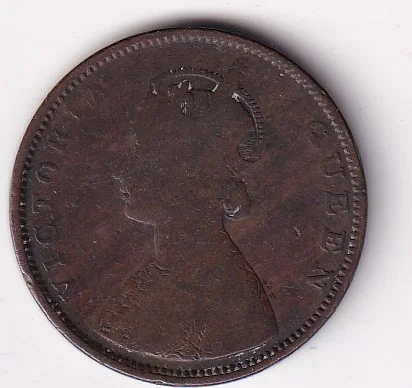 British India Half Rupees (1862) Victoria Rare coin