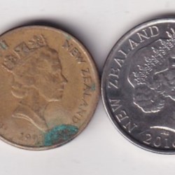 Alternative view of New Zealand All Different Denomination Commemorative Rare (4 Coin Set) #AA-13