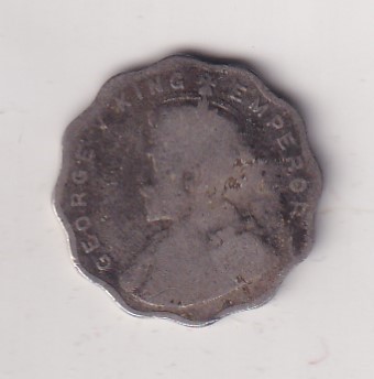 British India 1 Anna 1915 - George V Rare Coin #AA- 27 - Image 2