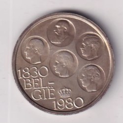 Belgium 500 Francs 1980 silver Commemorative issue 150th Anniversary of Independence Rare Coin
