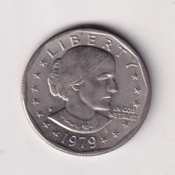 Alternative view of United States 1 Dollar 1979 "Susan B. Anthony Dollar" Rare Coin