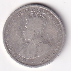 Alternative view of Australia 1 Florin 1916 (Edward VII) Rare Silver Coin #AA-43