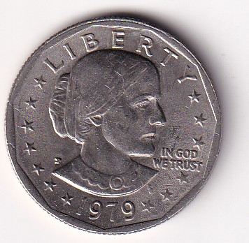 United States 1 Dollar 1979 ("Susan B. Anthony Dollar") Rare Coin #AA-46