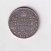 British India 1/4 Rupees 1910 (Edward VII) Rare Silver Coin