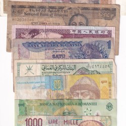 10 Different World Note (10 PCS Lott)