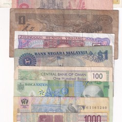 Alternative view of 10 Different World Note (10 PCS Lott)