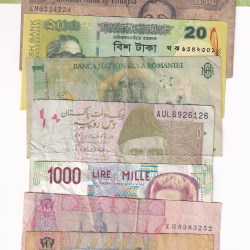 10 Different World Note (10 PCS Lott)#SK-51