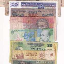 10 Different World Note (10 PCS Lott)#SK-53