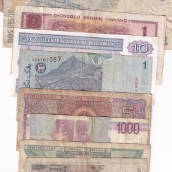 Alternative view of 10 Different World Note (10 PCS Lott)#SK-55