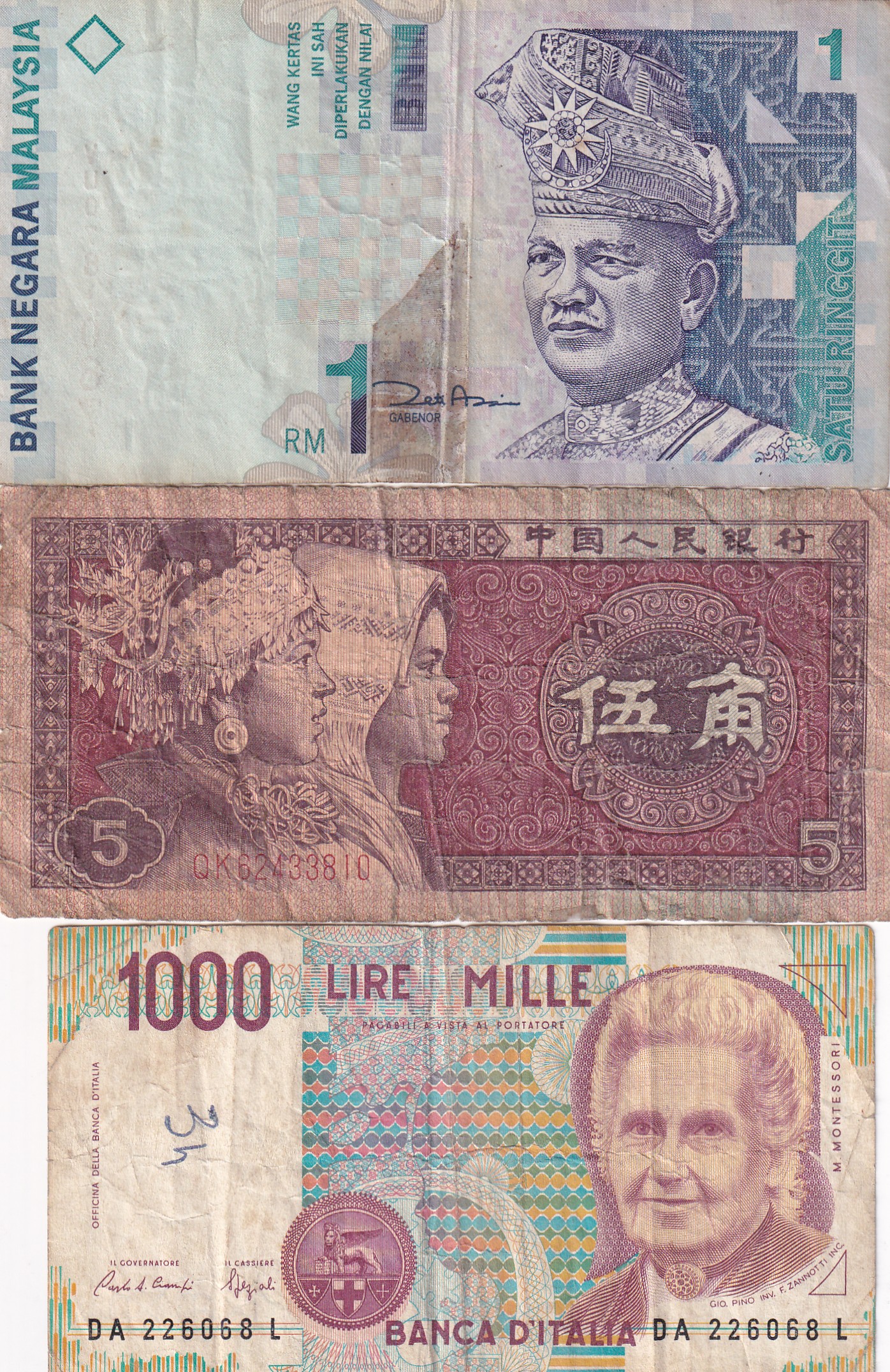 10 Different World Note (10 PCS Lott)#SK-55 - Image 3