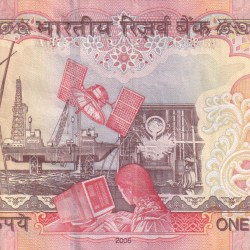 Alternative view of Ending 786 Fancy Number 1000 Rupees Governor Y.B Reddy Rare Note